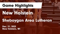 New Holstein  vs Sheboygan Area Lutheran  Game Highlights - Dec. 21, 2023