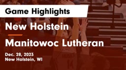 New Holstein  vs Manitowoc Lutheran  Game Highlights - Dec. 28, 2023
