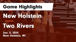 New Holstein  vs Two Rivers  Game Highlights - Jan. 5, 2024