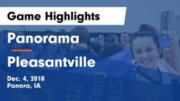 Panorama  vs Pleasantville  Game Highlights - Dec. 4, 2018