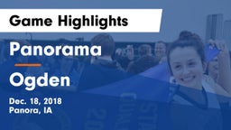 Panorama  vs Ogden  Game Highlights - Dec. 18, 2018