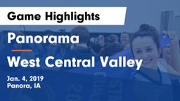 Panorama  vs West Central Valley Game Highlights - Jan. 4, 2019