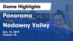 Panorama  vs Nodaway Valley  Game Highlights - Jan. 12, 2019