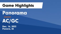 Panorama  vs AC/GC  Game Highlights - Dec. 16, 2022
