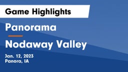 Panorama  vs Nodaway Valley  Game Highlights - Jan. 12, 2023