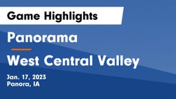 Panorama  vs West Central Valley  Game Highlights - Jan. 17, 2023