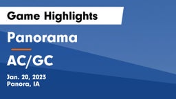 Panorama  vs AC/GC  Game Highlights - Jan. 20, 2023