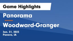 Panorama  vs Woodward-Granger  Game Highlights - Jan. 31, 2023