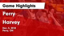 Perry  vs Harvey  Game Highlights - Dec. 5, 2018