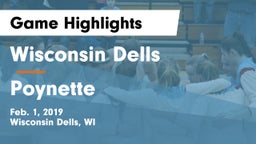 Wisconsin Dells  vs Poynette  Game Highlights - Feb. 1, 2019