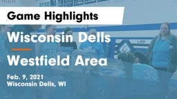 Wisconsin Dells  vs Westfield Area  Game Highlights - Feb. 9, 2021