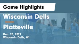 Wisconsin Dells  vs Platteville  Game Highlights - Dec. 20, 2021
