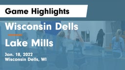 Wisconsin Dells  vs Lake Mills  Game Highlights - Jan. 18, 2022