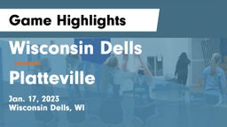 Wisconsin Dells  vs Platteville  Game Highlights - Jan. 17, 2023