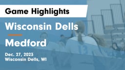 Wisconsin Dells  vs Medford  Game Highlights - Dec. 27, 2023