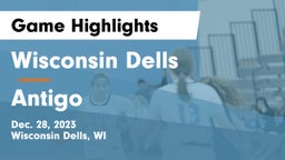 Wisconsin Dells  vs Antigo  Game Highlights - Dec. 28, 2023