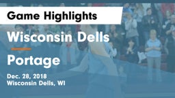 Wisconsin Dells  vs Portage  Game Highlights - Dec. 28, 2018