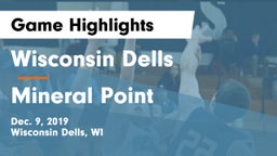 Wisconsin Dells  vs Mineral Point  Game Highlights - Dec. 9, 2019