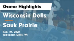 Wisconsin Dells  vs Sauk Prairie  Game Highlights - Feb. 24, 2020