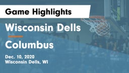 Wisconsin Dells  vs Columbus  Game Highlights - Dec. 10, 2020