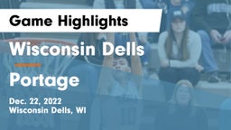 Wisconsin Dells  vs Portage  Game Highlights - Dec. 22, 2022