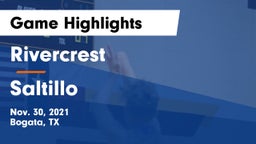 Rivercrest  vs Saltillo  Game Highlights - Nov. 30, 2021