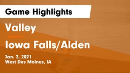 Valley  vs Iowa Falls/Alden  Game Highlights - Jan. 2, 2021