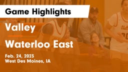 Valley  vs Waterloo East  Game Highlights - Feb. 24, 2023