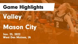 Valley  vs Mason City  Game Highlights - Jan. 25, 2022