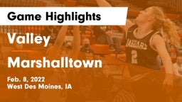 Valley  vs Marshalltown  Game Highlights - Feb. 8, 2022