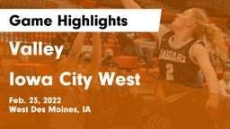 Valley  vs Iowa City West Game Highlights - Feb. 23, 2022
