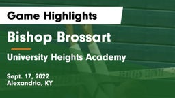Bishop Brossart  vs University Heights Academy Game Highlights - Sept. 17, 2022