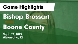 Bishop Brossart  vs Boone County Game Highlights - Sept. 12, 2023