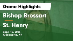 Bishop Brossart  vs St. Henry Game Highlights - Sept. 15, 2023