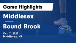 Middlesex  vs Bound Brook  Game Highlights - Oct. 7, 2023