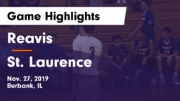 Reavis  vs St. Laurence Game Highlights - Nov. 27, 2019