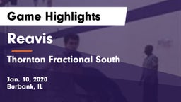 Reavis  vs Thornton Fractional South  Game Highlights - Jan. 10, 2020