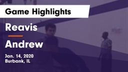 Reavis  vs Andrew Game Highlights - Jan. 14, 2020