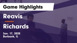 Reavis  vs Richards  Game Highlights - Jan. 17, 2020