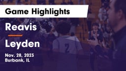 Reavis  vs Leyden  Game Highlights - Nov. 28, 2023