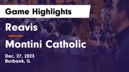 Reavis  vs Montini Catholic  Game Highlights - Dec. 27, 2023