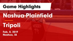 Nashua-Plainfield  vs Tripoli Game Highlights - Feb. 8, 2019