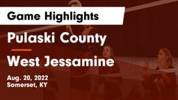 Pulaski County  vs West Jessamine  Game Highlights - Aug. 20, 2022