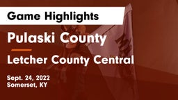 Pulaski County  vs Letcher County Central  Game Highlights - Sept. 24, 2022