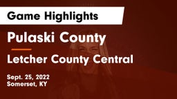 Pulaski County  vs Letcher County Central  Game Highlights - Sept. 25, 2022