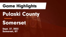 Pulaski County  vs Somerset  Game Highlights - Sept. 27, 2022