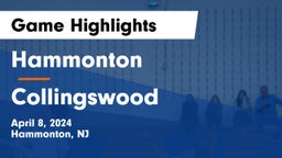 Hammonton  vs Collingswood  Game Highlights - April 8, 2024