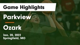 Parkview  vs Ozark  Game Highlights - Jan. 20, 2022