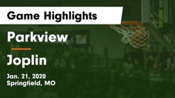 Parkview  vs Joplin  Game Highlights - Jan. 21, 2020