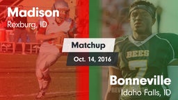 Matchup: Madison  vs. Bonneville  2016